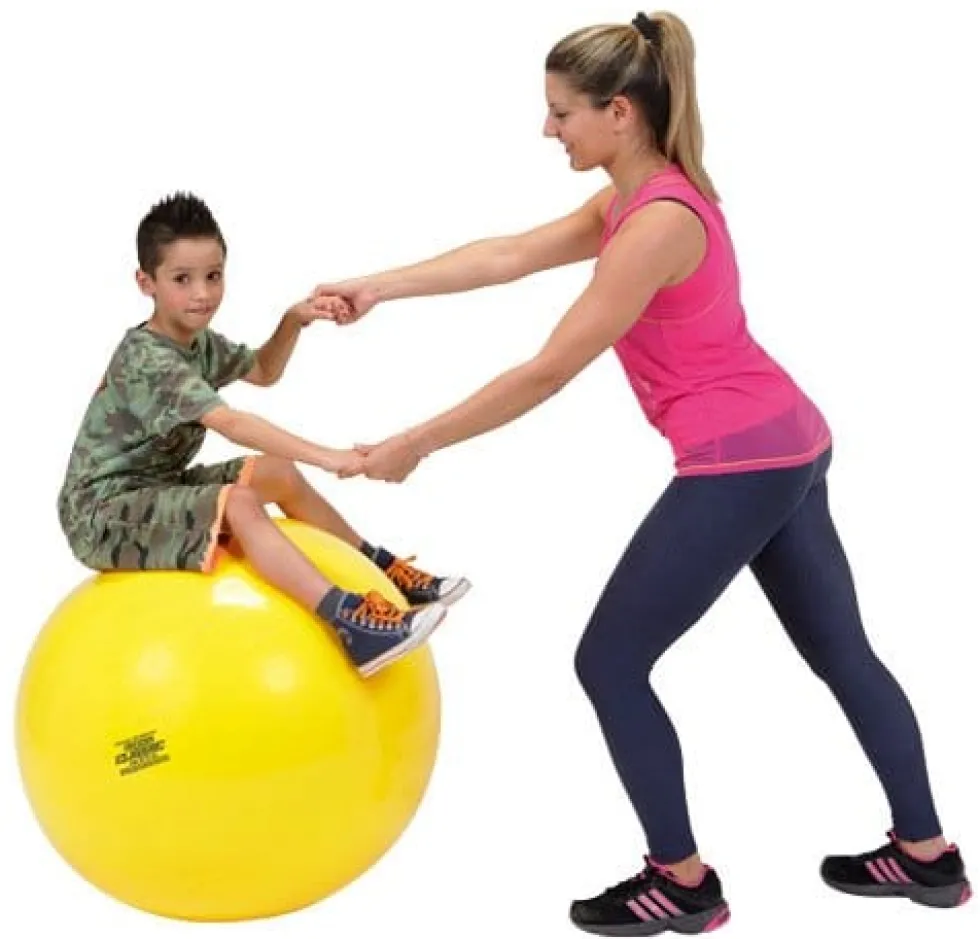 Jumppapallo - Keltainen, 75 cm