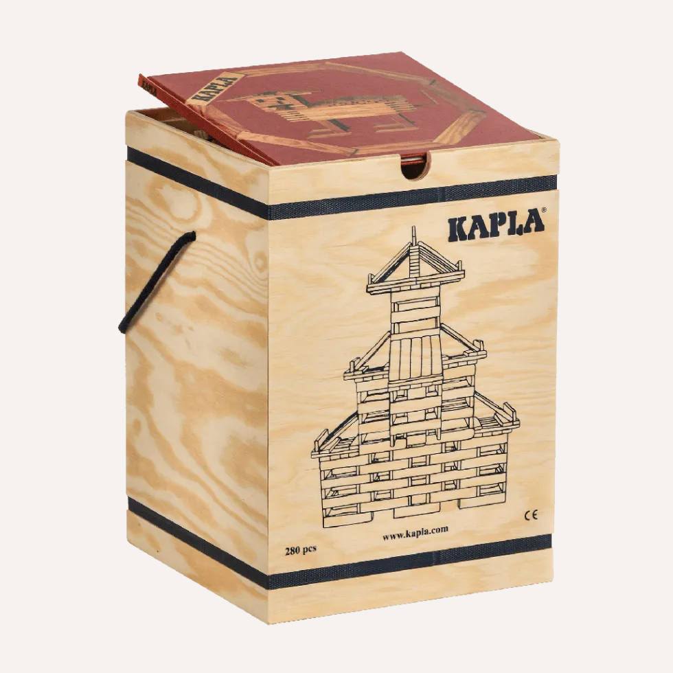 KAPLA bricks 280 puulaatikossa