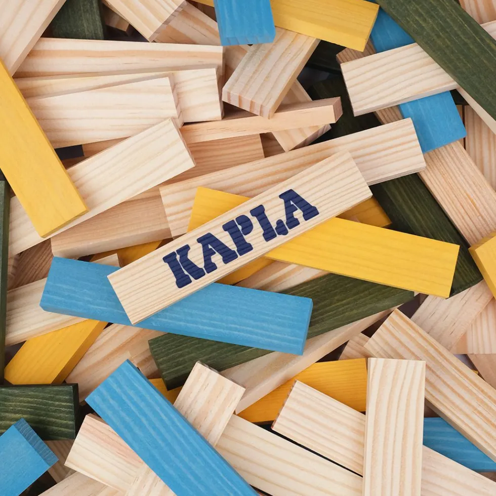 KAPLA bricks - Sini/Kelta/Vihreä, 120 kpl