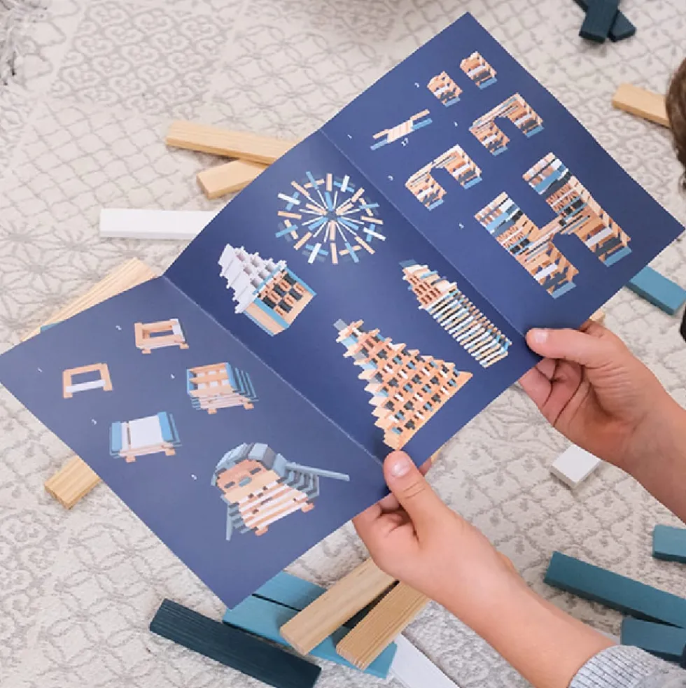 KAPLA bricks - Talvi, 200 kpl