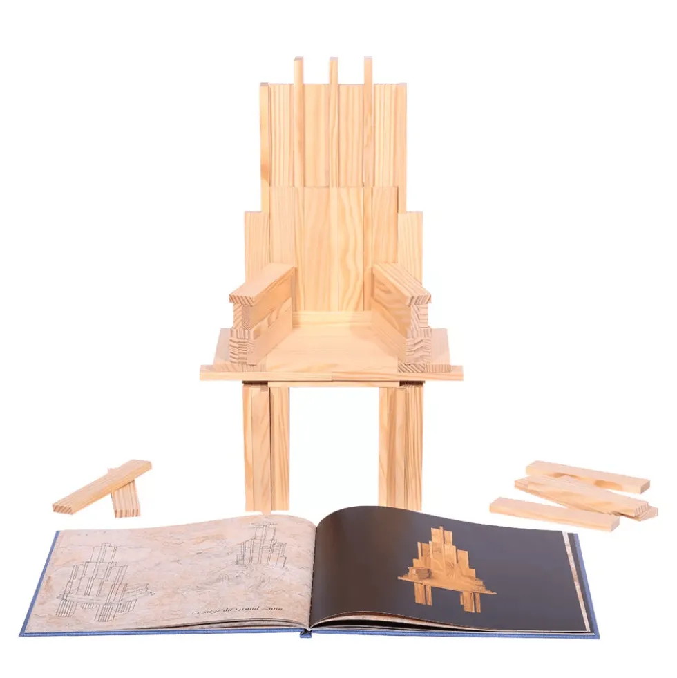 KAPLA inspiraatiokirja - Sininen (Keskivaikea)