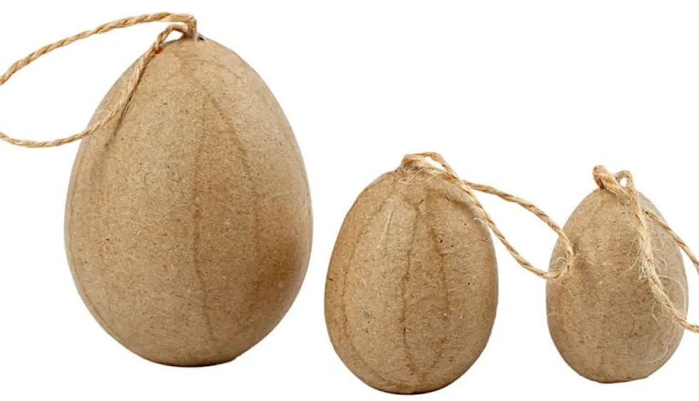 Kartonkisia pääsiäismunia, 6 kpl