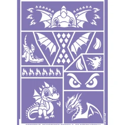 Kasvomaalisapluuna – Lohikäärme