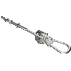 Keinukiinnike M12 x 200 mm, 1 kpl (hiljainen)