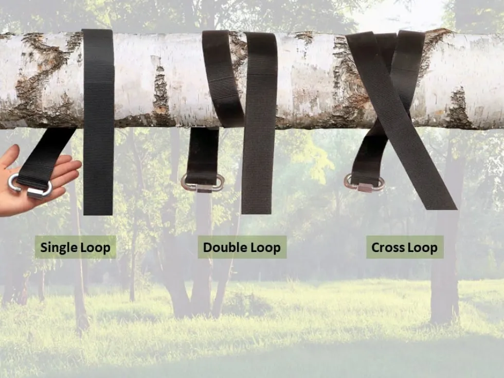 Keinukiinnike puuhun - Yksinkertainen 200 cm