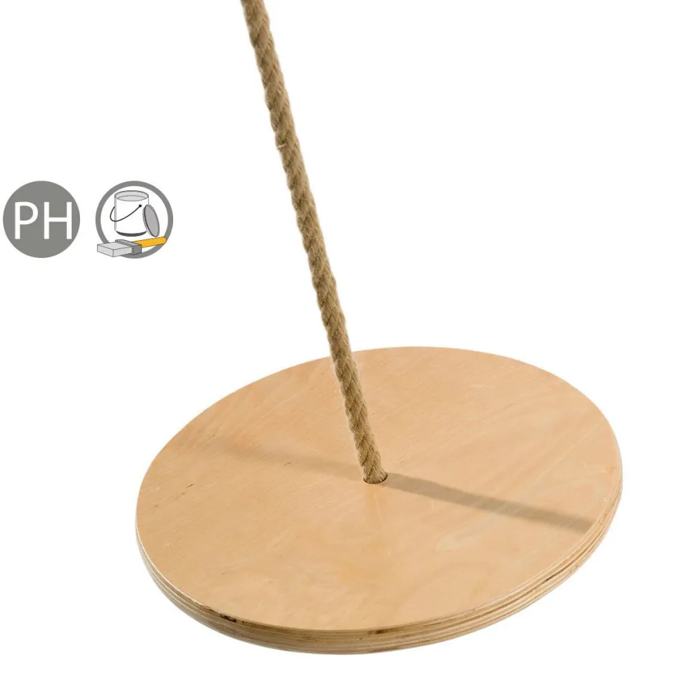 Keinu - Puinen levy Ø30 cm