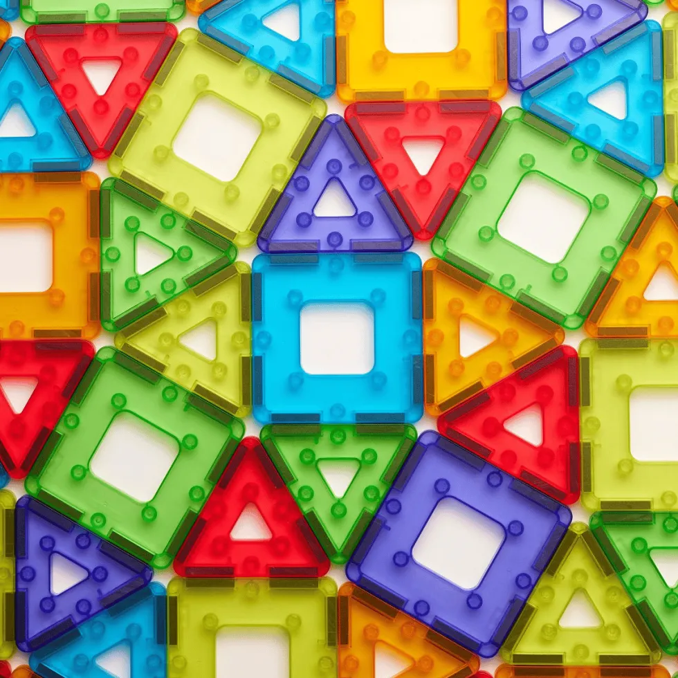 KinderMag Polydron | Transparent | 96 osaa