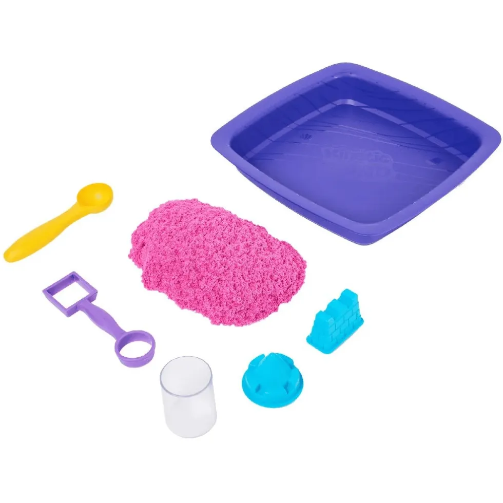 Kinetic Sand® - Sparkling Sandcastle, pinkki
