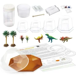 Kristalliviljely - Dinosaurusterraario