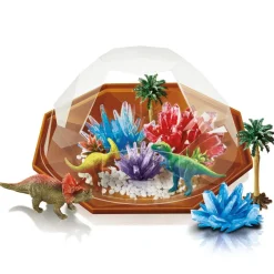 Kristalliviljely - Dinosaurusterraario