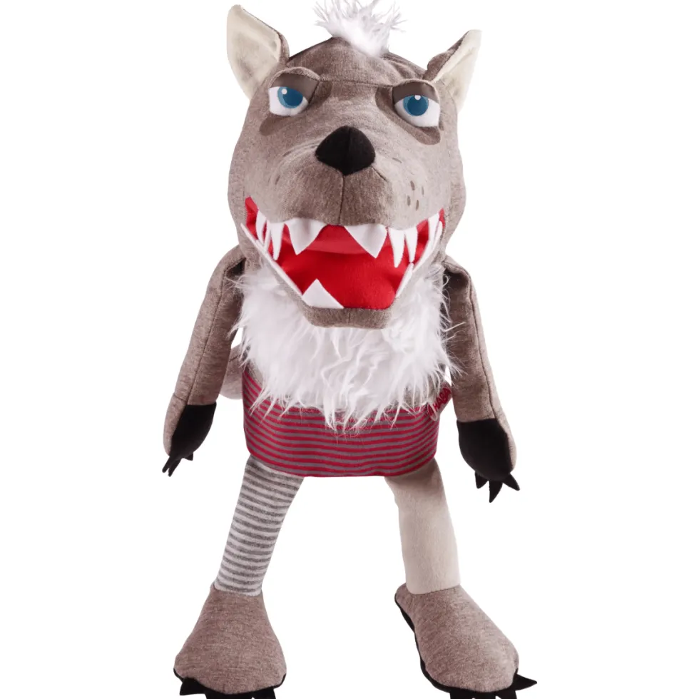 Käsinukke 37 cm - Grisbert-susi