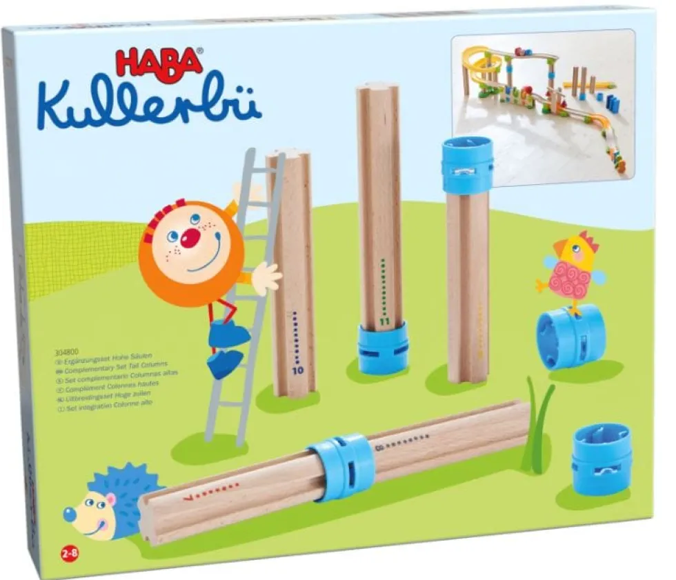 Kullerbü-tarvikkeet - Pitkät tukipilarit - 5 kpl