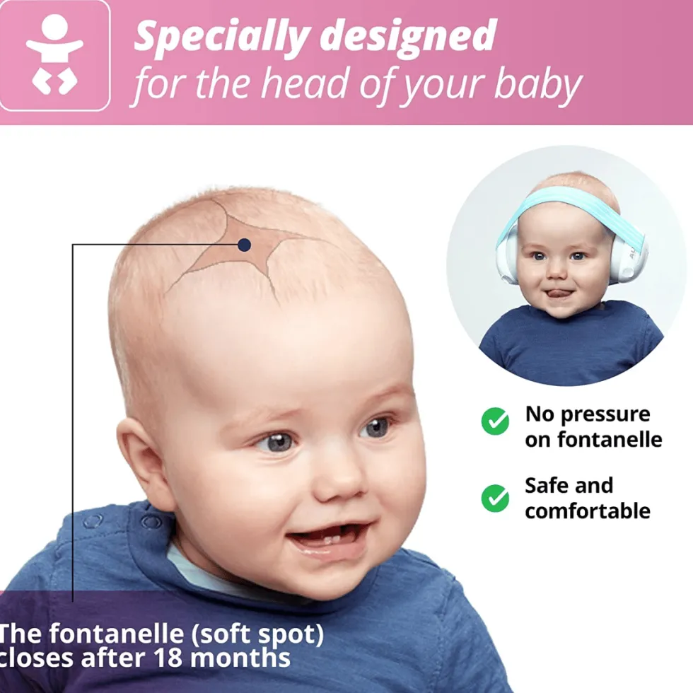 Kuulosuojaimet Muffy Baby 1-3 v. - Pinkki
