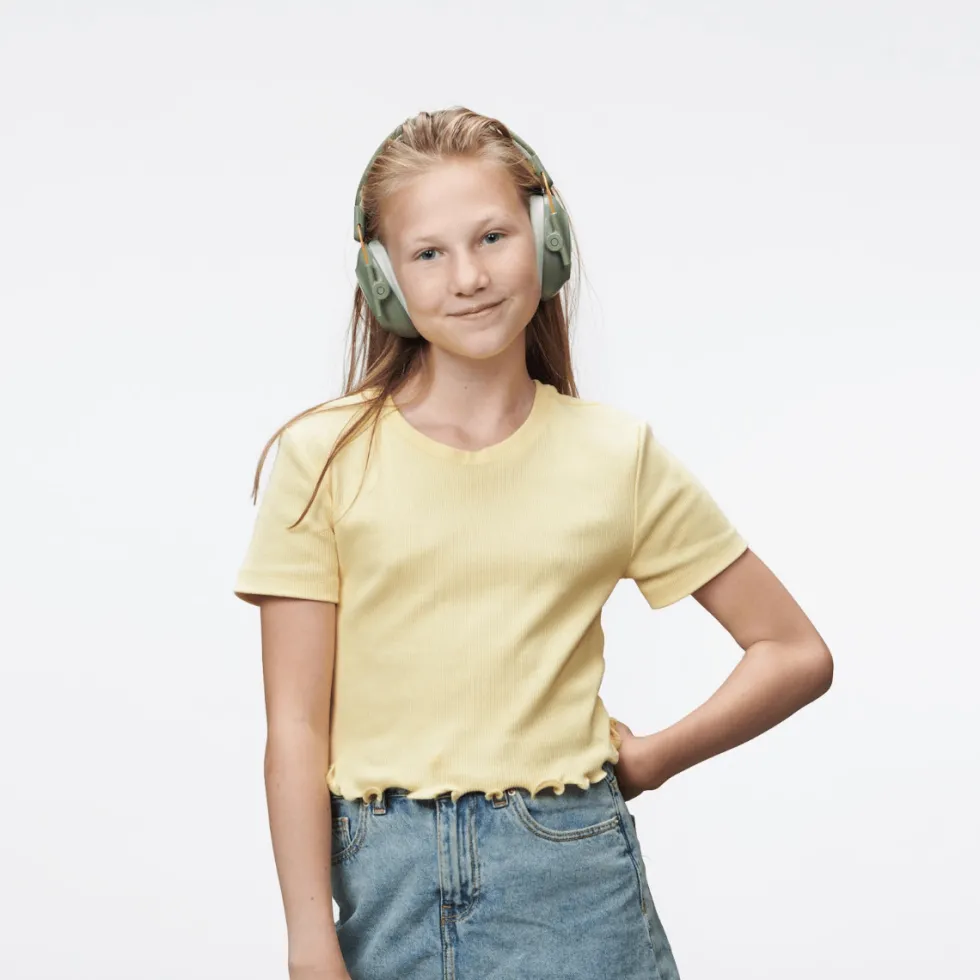 Kuulosuojaimet Muffy Kids 5-16 v. - Vihreä