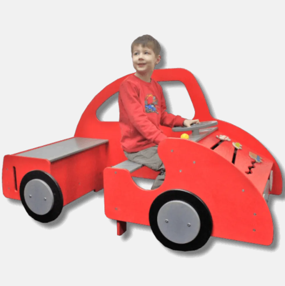 Leikkiauto aktiviteeteillä - Iso