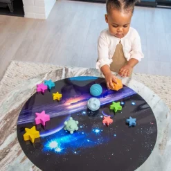 Leikkimatto teemalla Ø62,5 cm – Avaruus