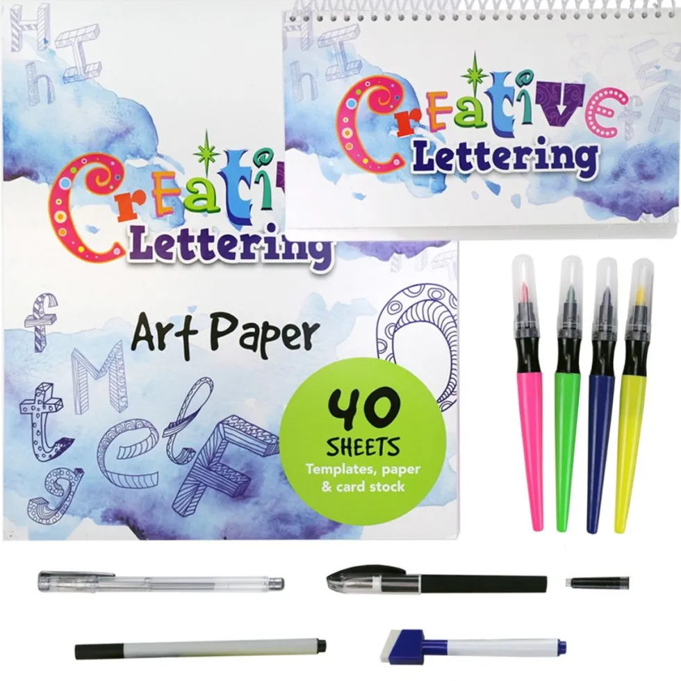 Luova askartelusetti – Creative Lettering