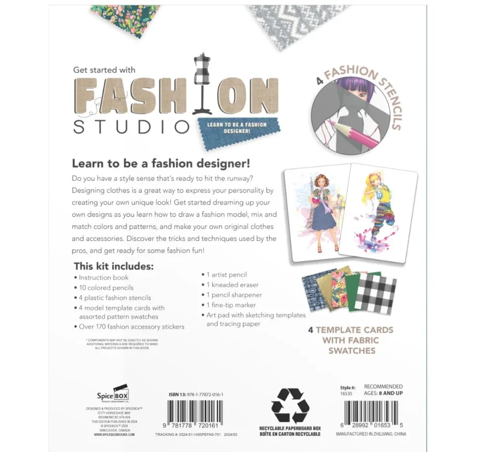 Luova askartelusetti – Fashion Studio