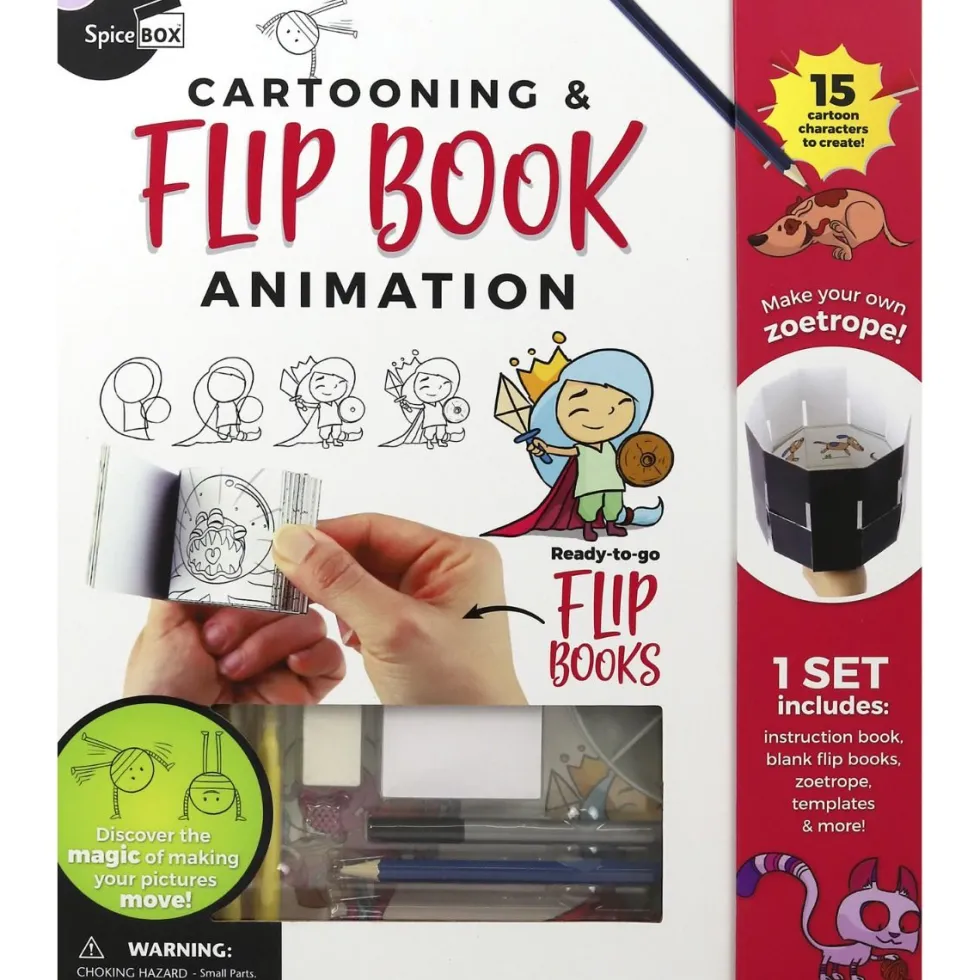 Luova askartelusetti – Flip Book Animation