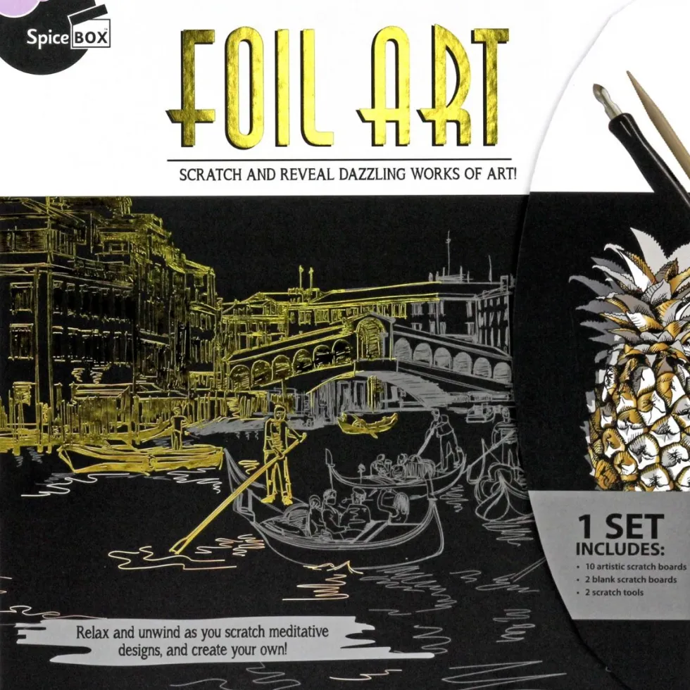 Luova askartelusetti – Foil Art
