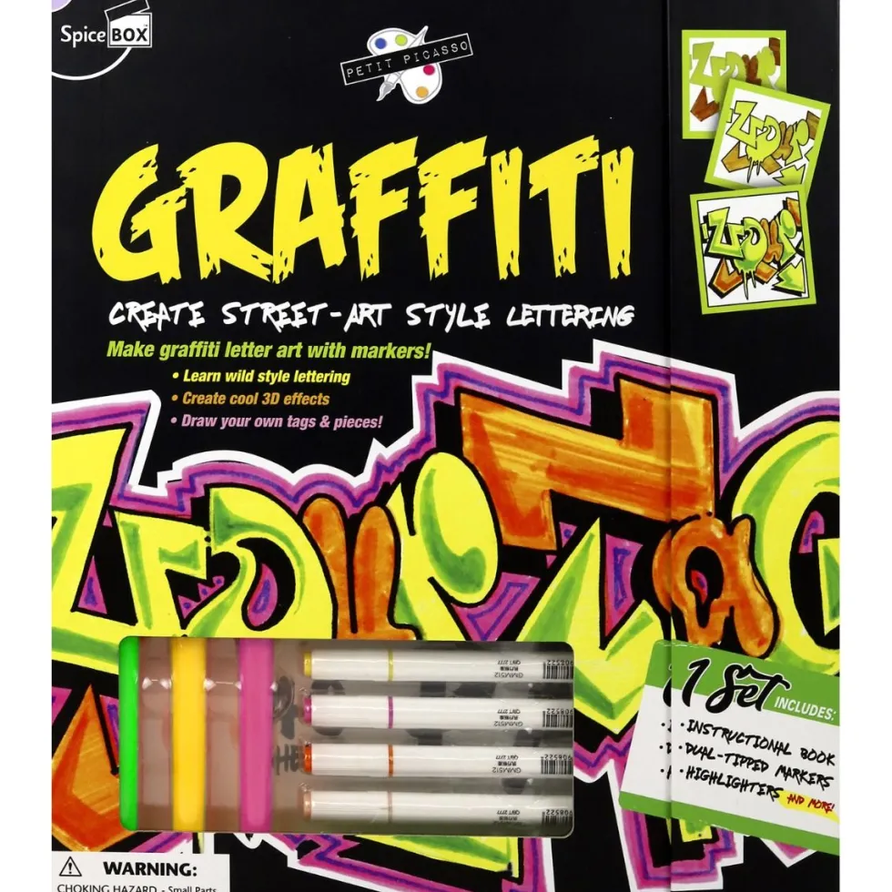 Luova askartelusetti – Graffiti