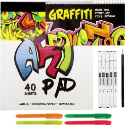 Luova askartelusetti – Graffiti