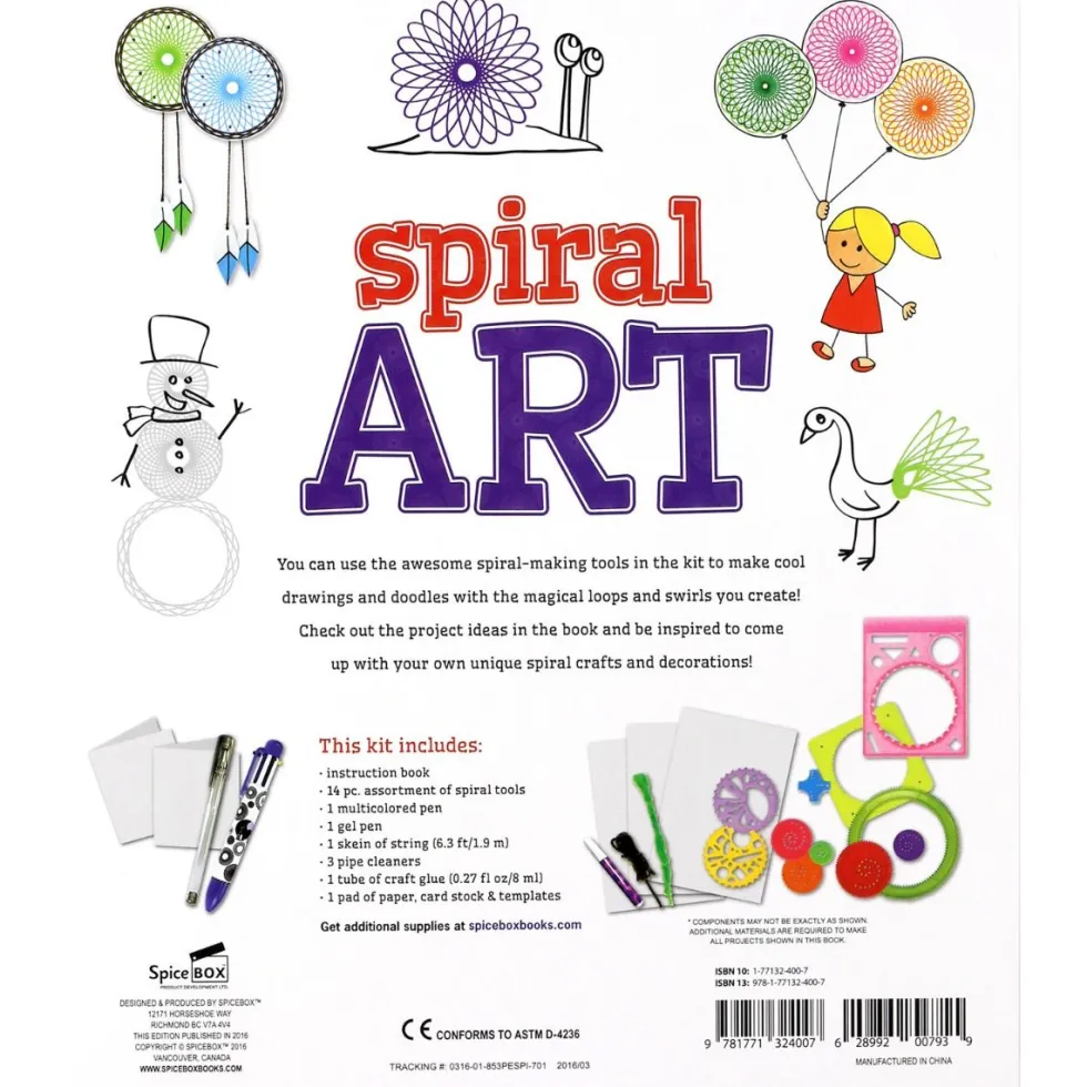 Luova askartelusetti – Spiral Art
