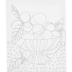 Maalauspohja 24 x 30 cm - Hedelmäkulho