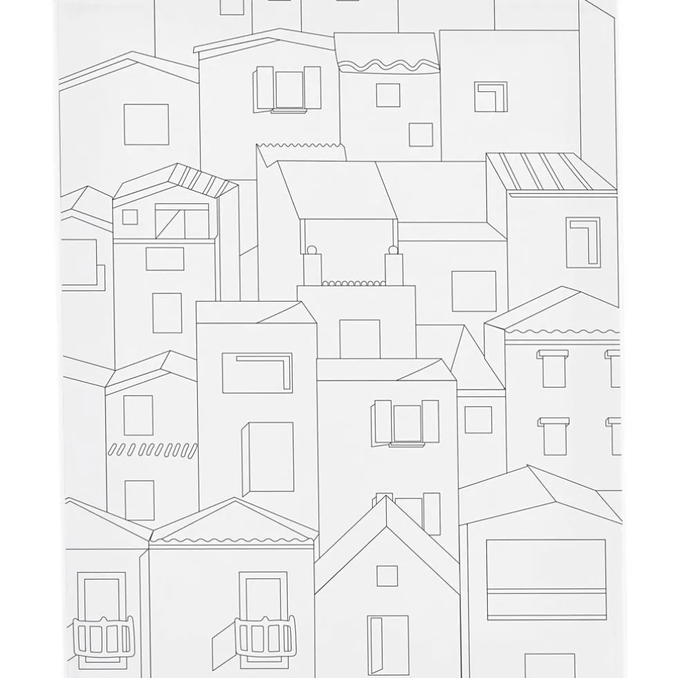 Maalauspohja 24 x 30 cm - Talot