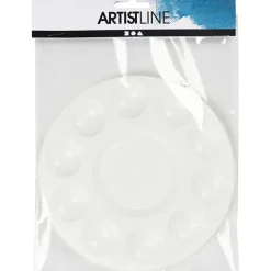 Maalipaletti muovista - Ø 17 cm