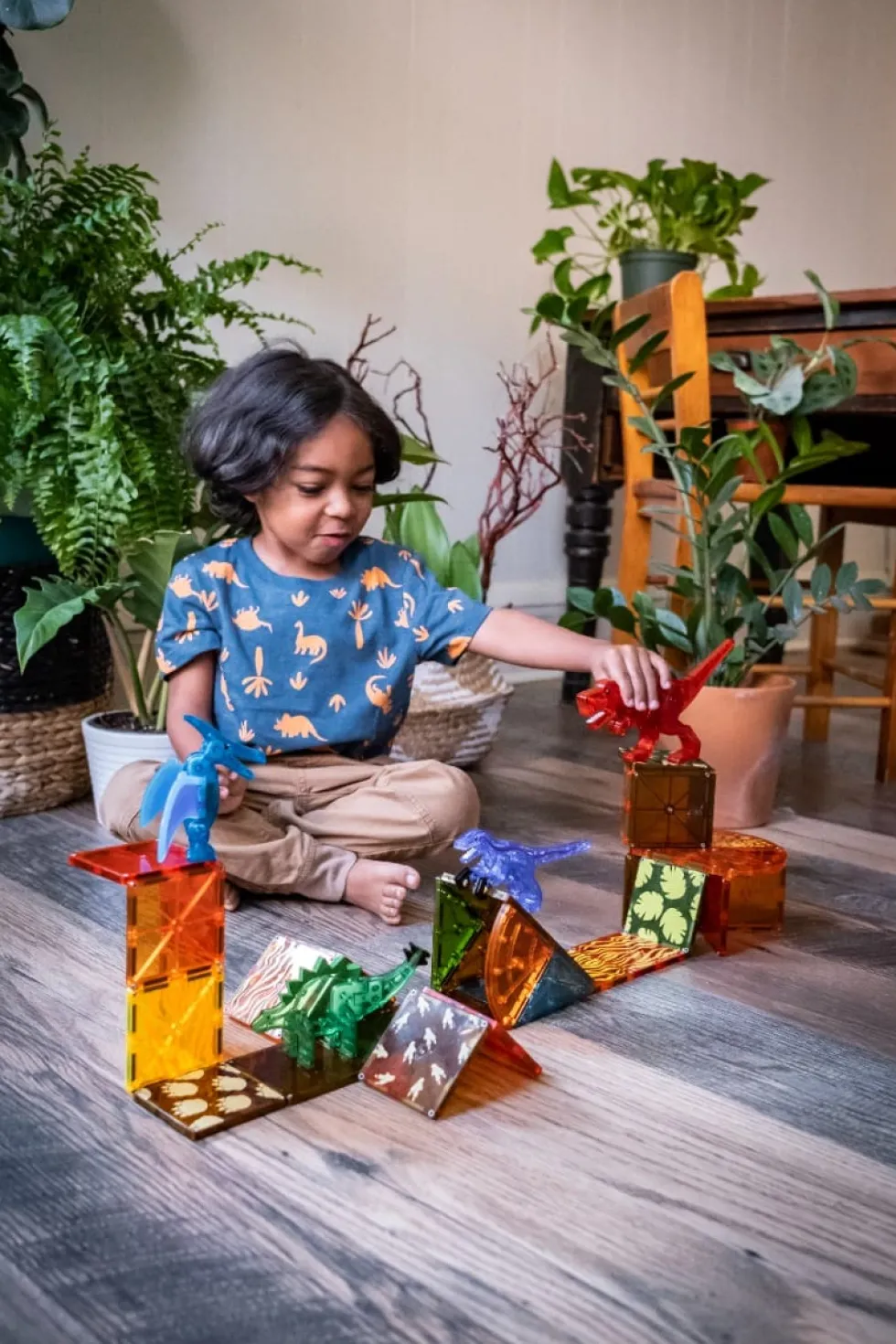 Magna-Tiles | Dino World, 40 kpl