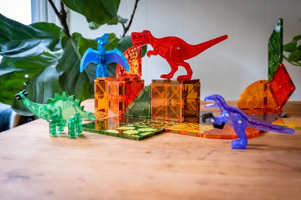 Magna-Tiles | Dino World, 40 kpl