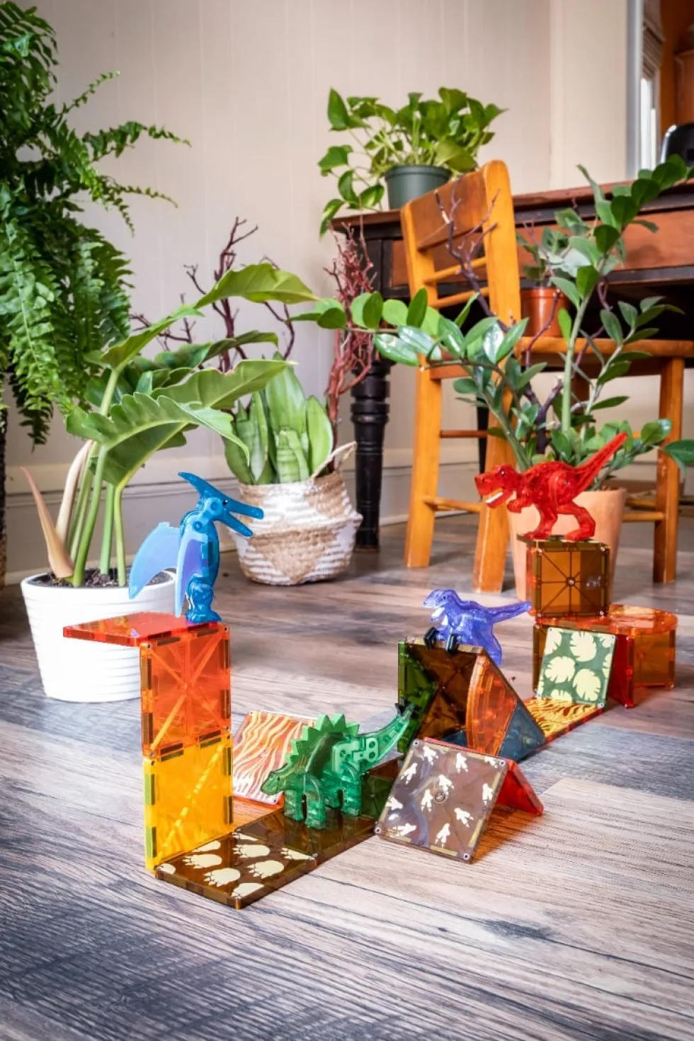 Magna-Tiles | Dino World, 40 kpl