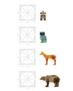 Magna-Tiles | Metsän elämää, 25 kpl