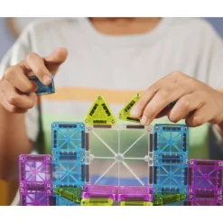 Magna-Tiles | microMAGS deluxe -matkasetti, 55 os.
