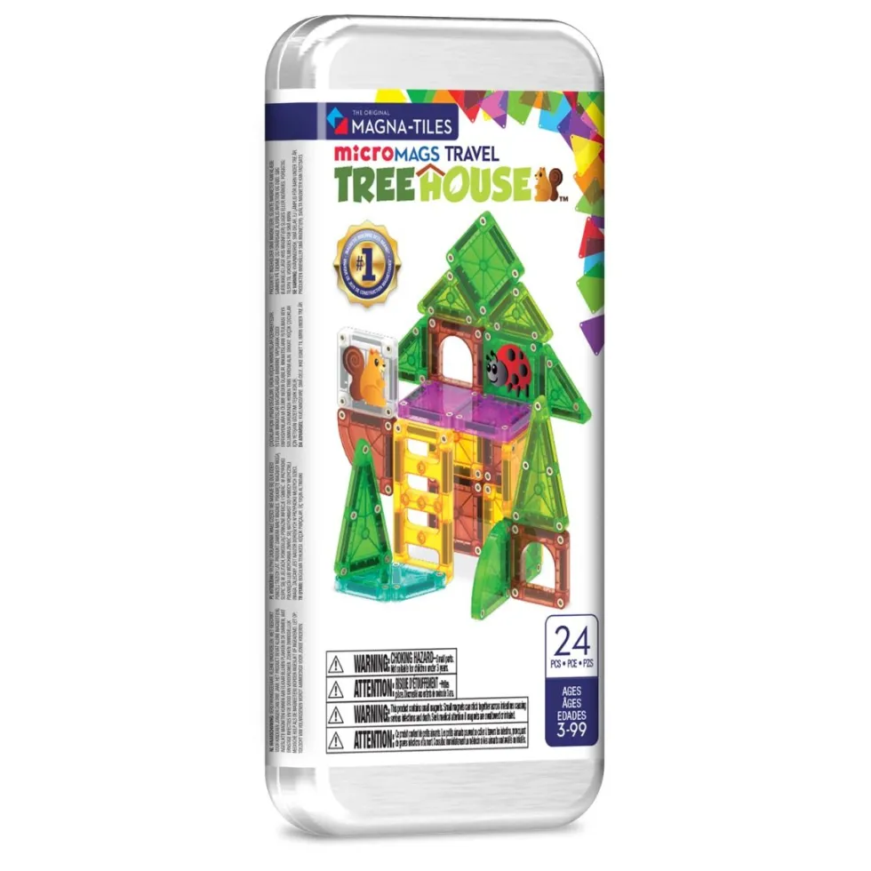 Magna-Tiles | microMAGS-puumaja, 24 osaa