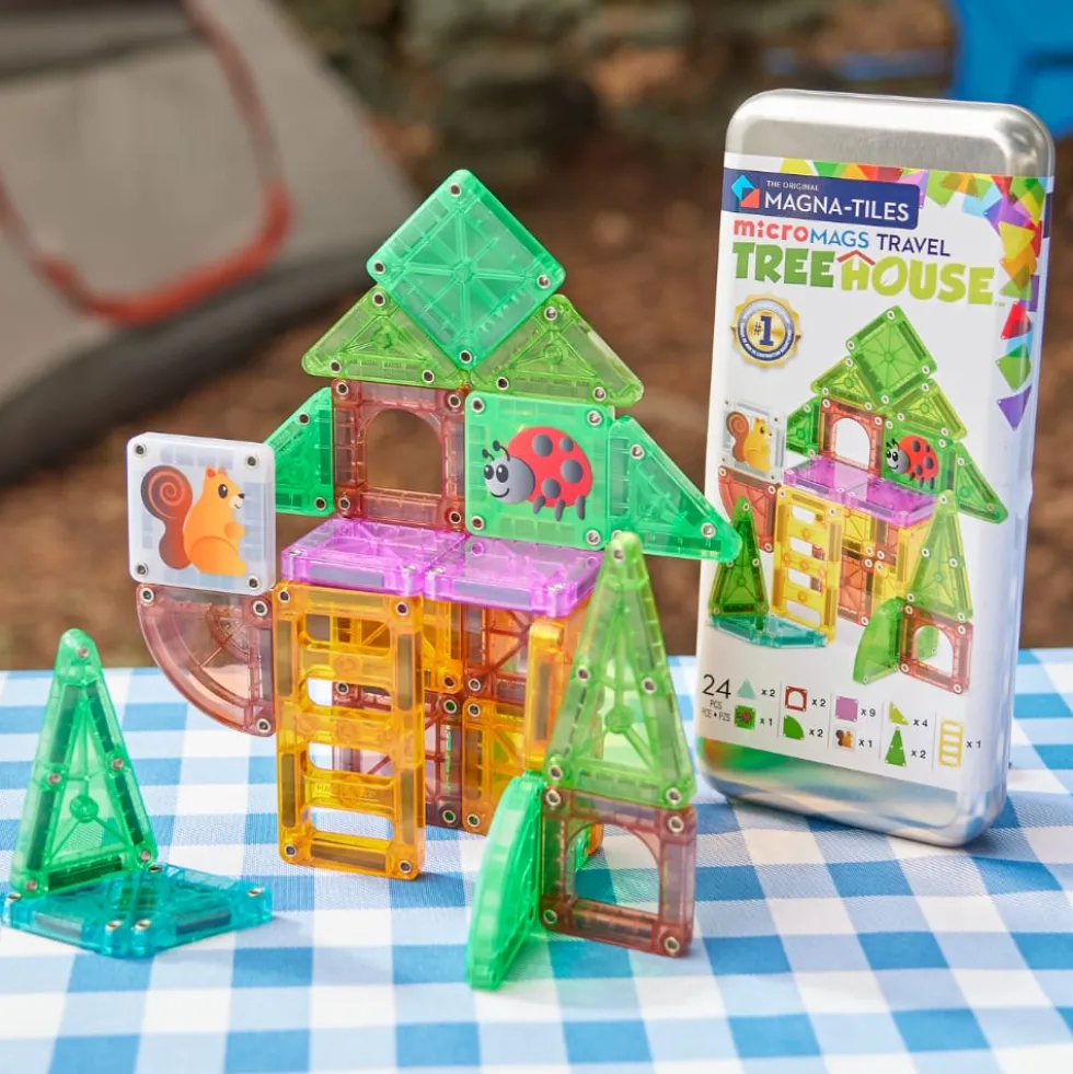 Magna-Tiles | microMAGS-puumaja, 24 osaa
