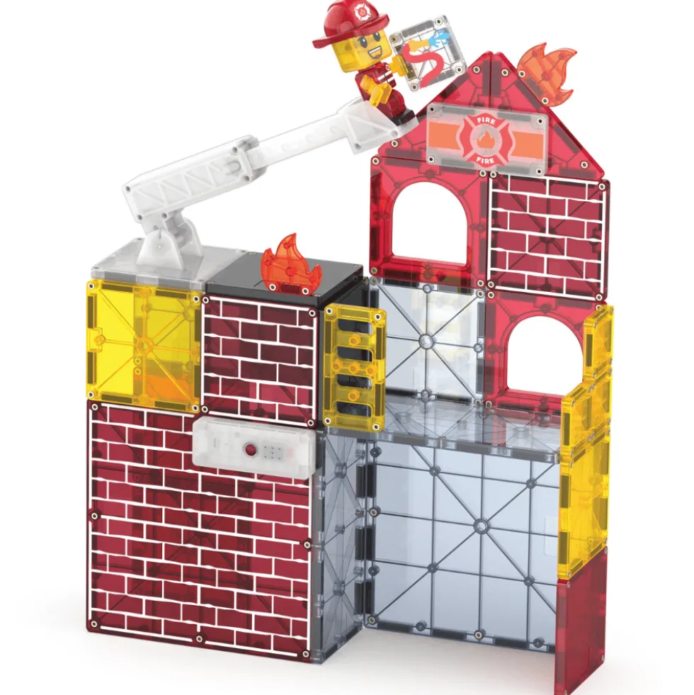 Magna-Tiles | Paloasema äänellä ja valolla, 50 os.