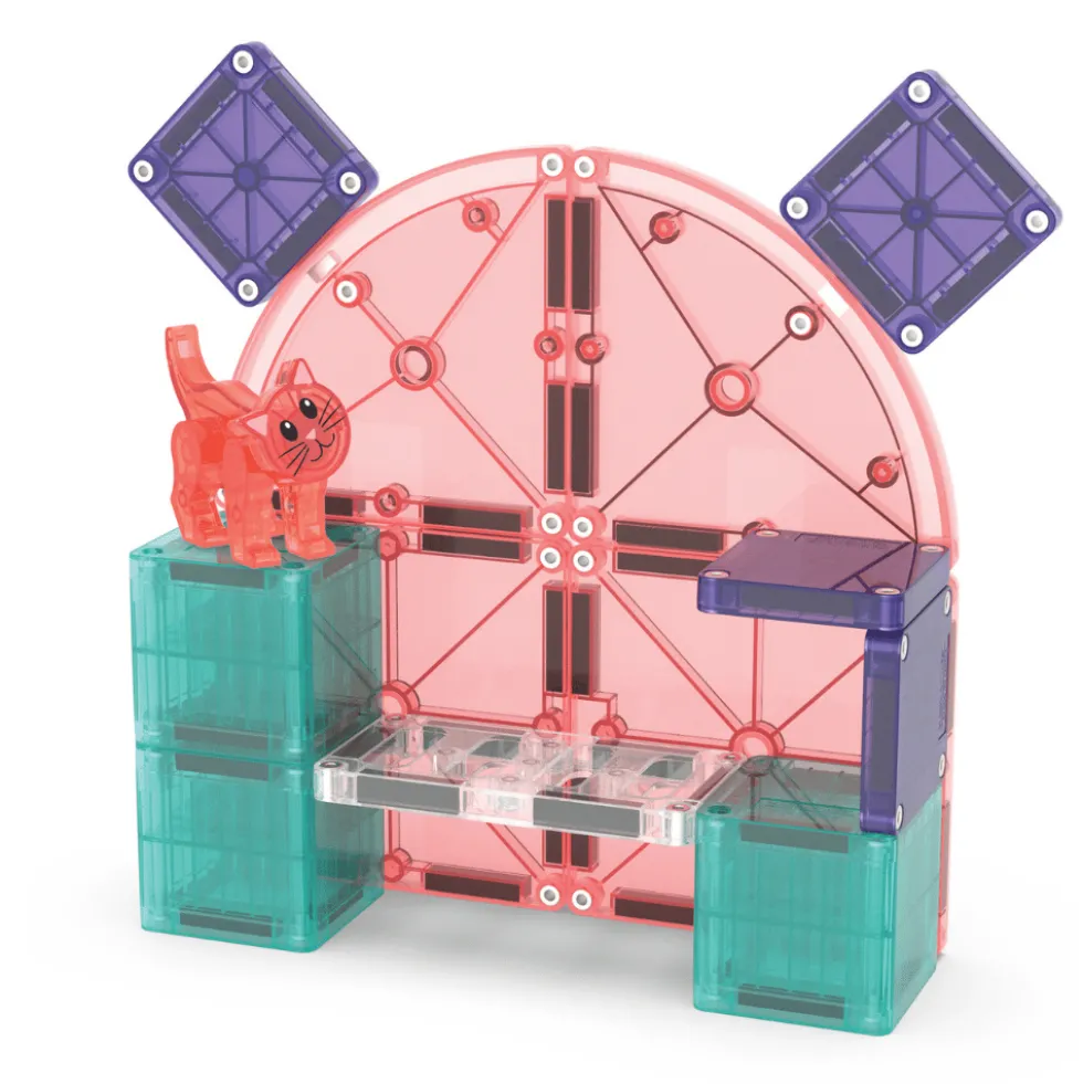 Magna-Tiles | Pieni raapimispuu kissalle, 13 osaa