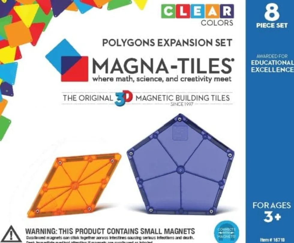 Magna-Tiles | Polygonit 8 kpl