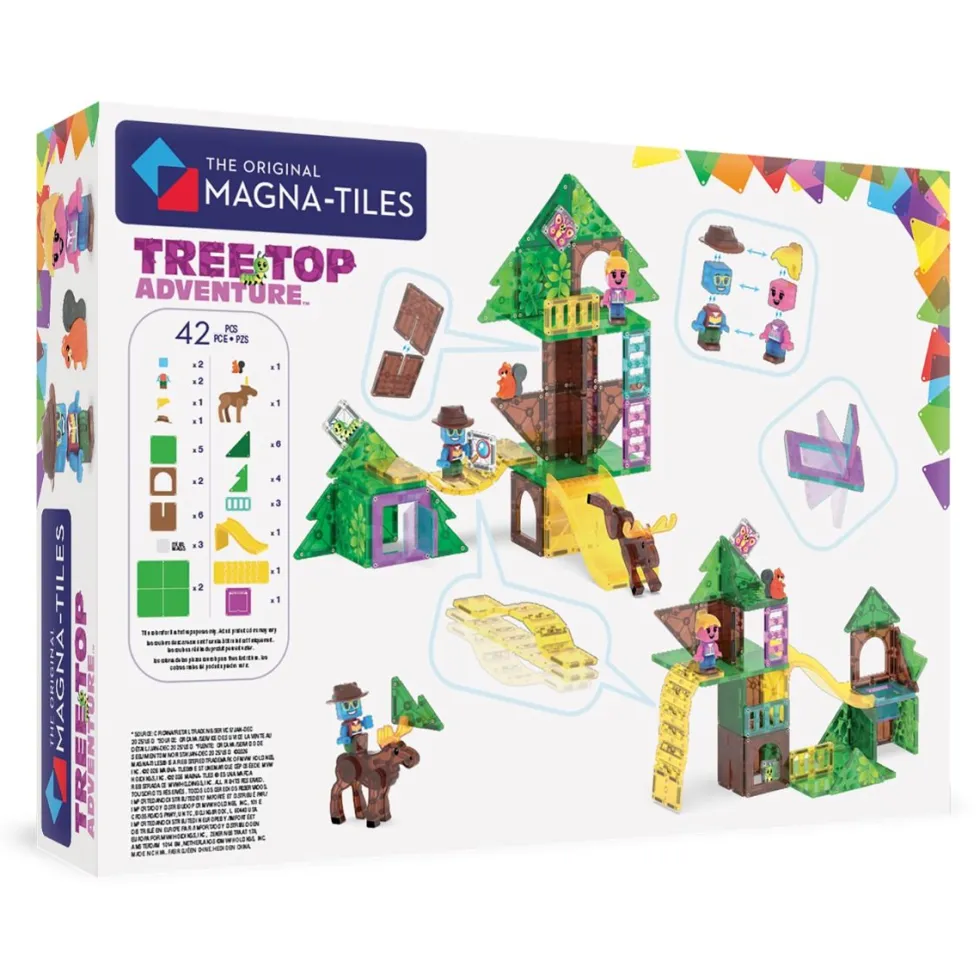 Magna-Tiles | Puumaja, 42 osaa