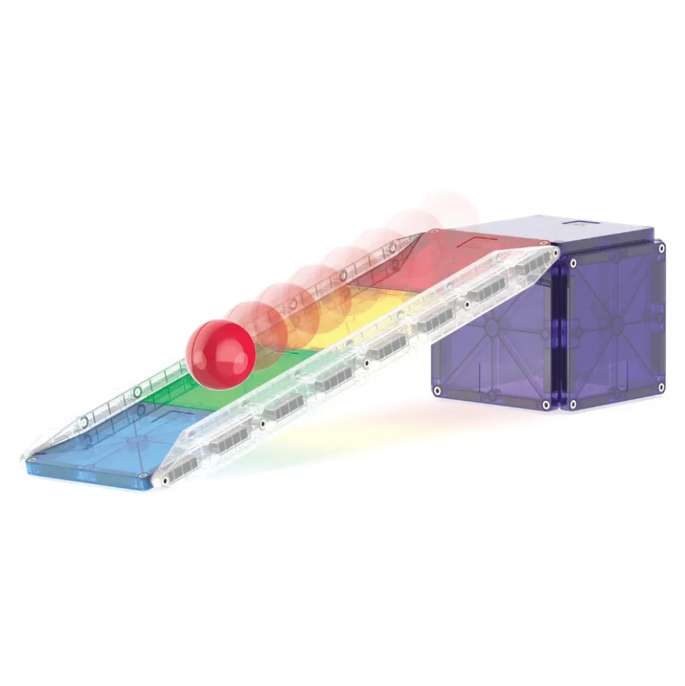 Magna-Tiles | Rail Racers Deluxe -kuularata, 33 os