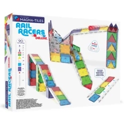 Magna-Tiles | Rail Racers Deluxe -kuularata, 33 os