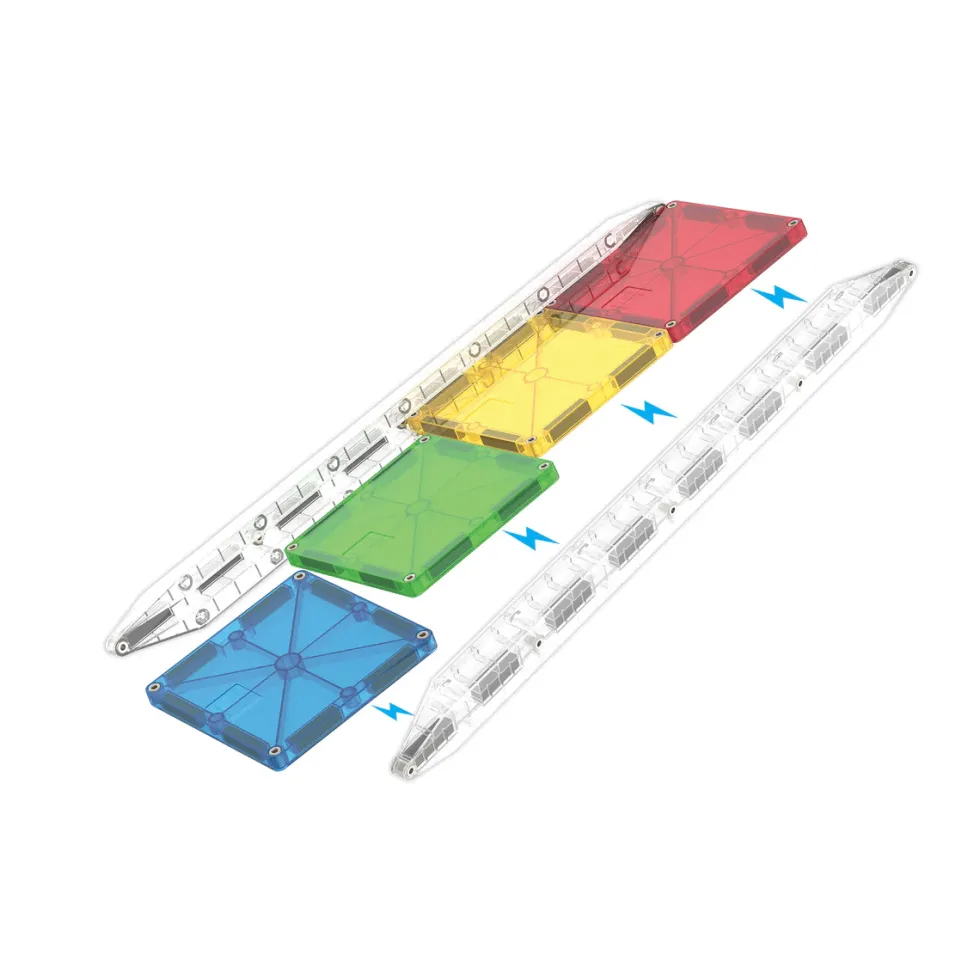 Magna-Tiles | Rail Racers Rail Pack, 8 osaa