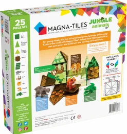 Magna-Tiles | Viidakkoeläimet, 25 kpl