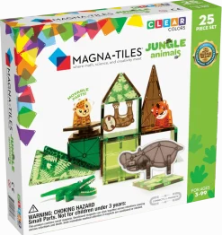 Magna-Tiles | Viidakkoeläimet, 25 kpl