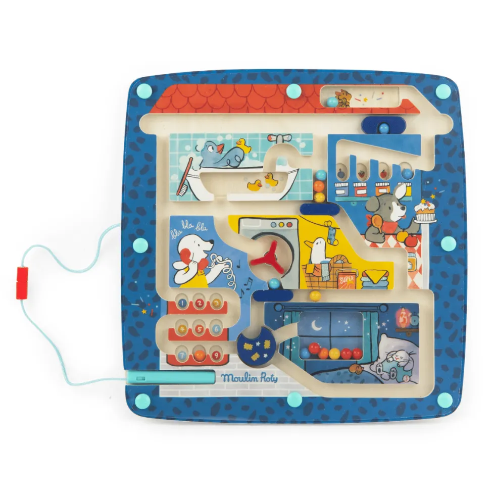 Magneettinen labyrintti – Puce & Pilou