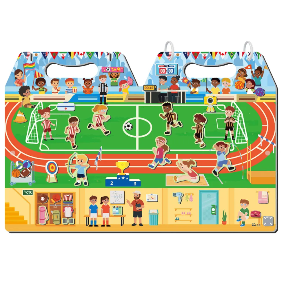 Magneettinen leikkisetti – Stadionilla