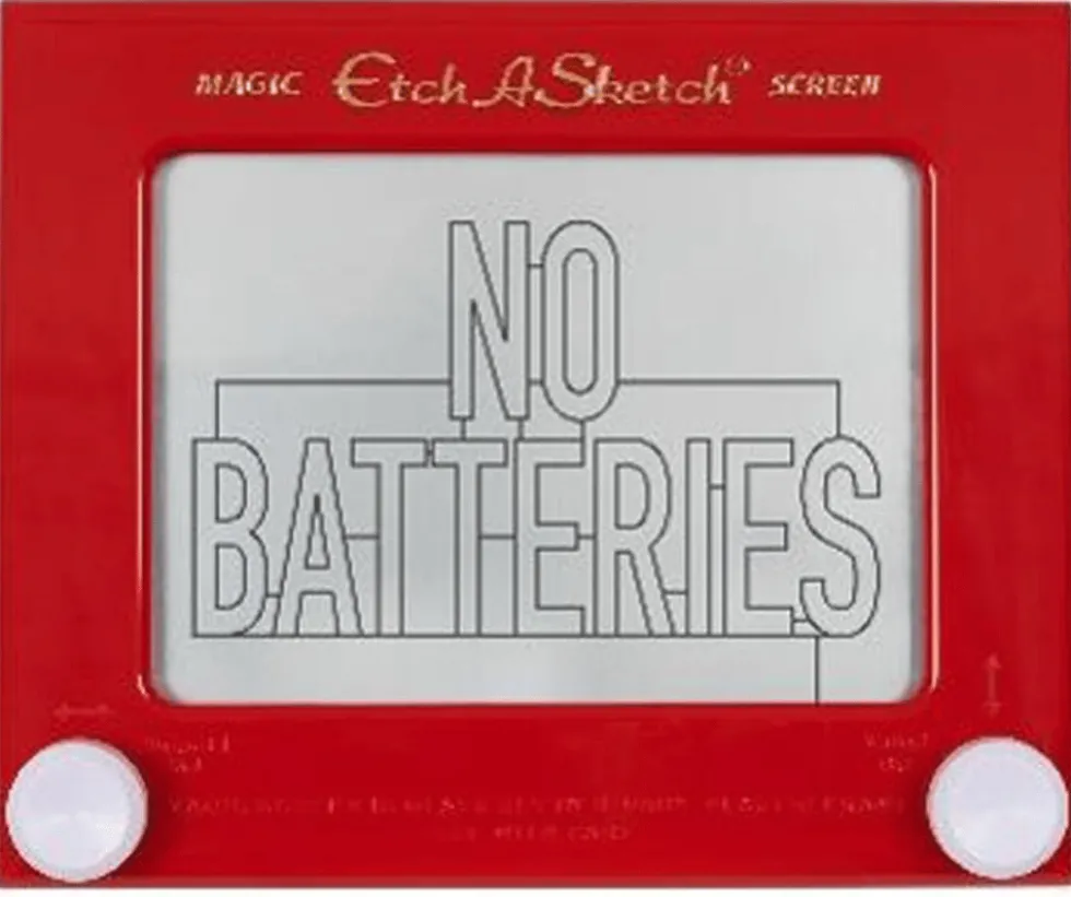 Magneettinen piirustuslevy - Etch A Sketch