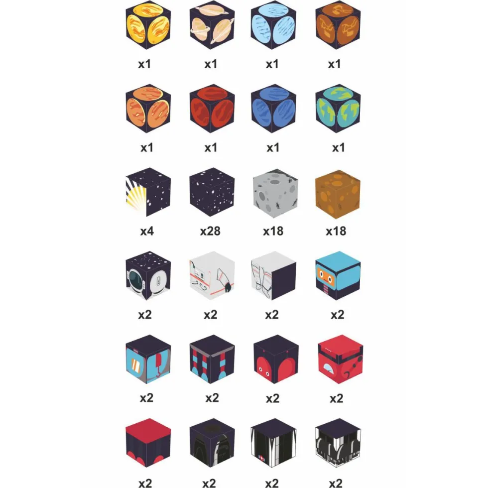 Magneettipalikat – Avaruus, 100 kpl